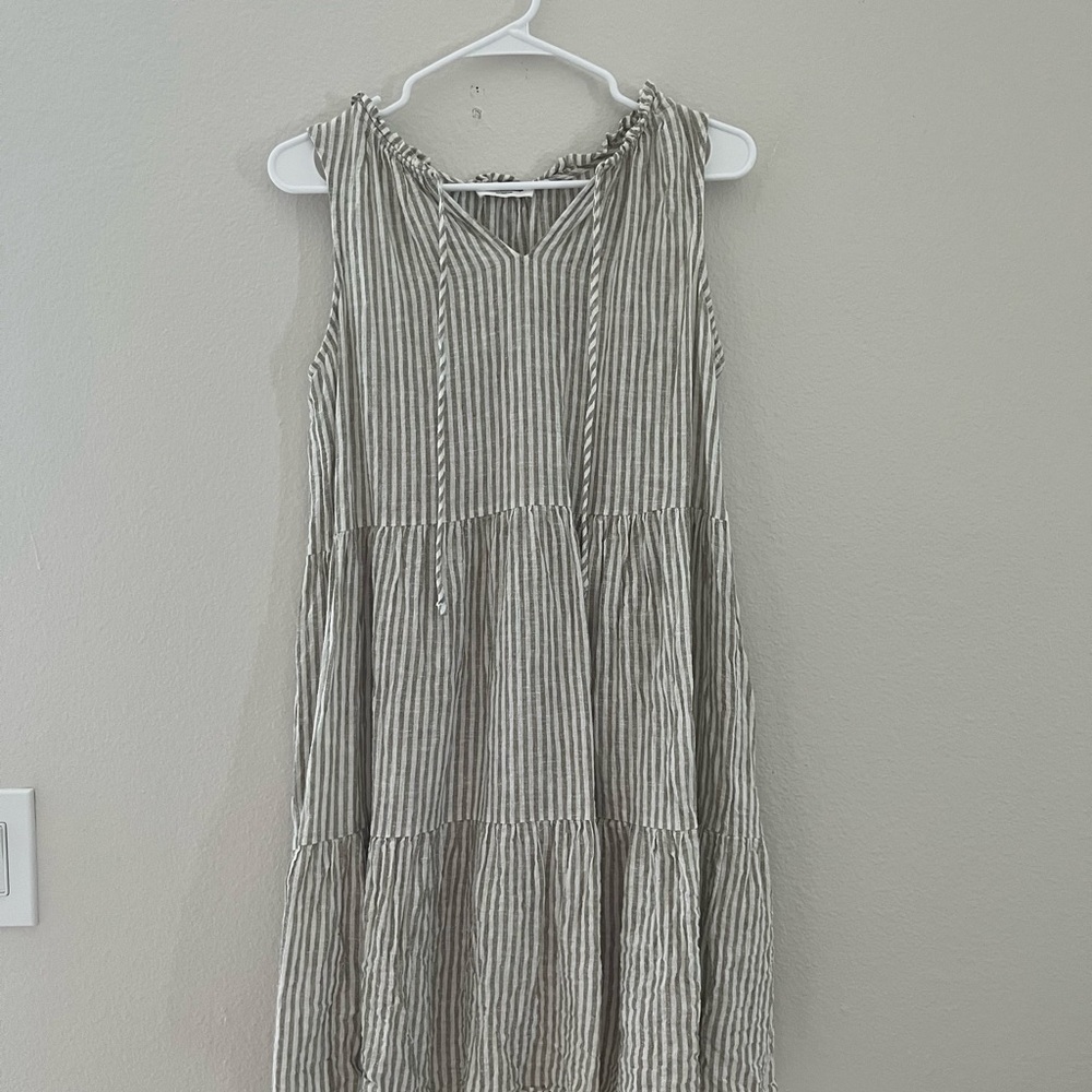 Striped Sleeveless Dress